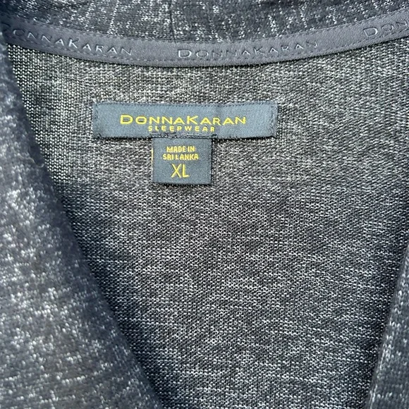 NWT Donna Karen Sweater Knit Caftan Sleep Shirt Night Gown Lounge Wear Sz XL - Picture 6 of 9